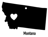 Montana State Ornament