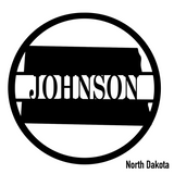North Dakota State Monogram