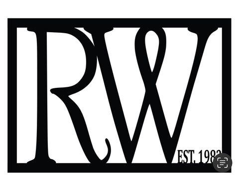 Custom RW Ranch Sign for Alex