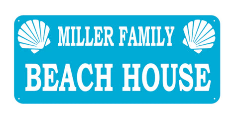 Custom Beach House Sign for Linda