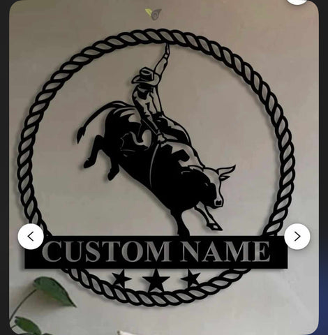 Custom Monogram Sign for Marco