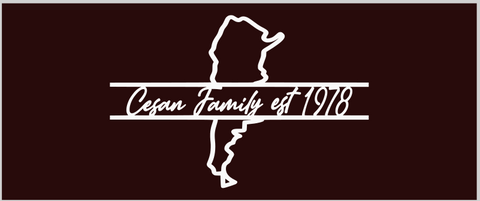 Custom family sign