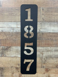 Vertical Address Sign