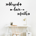 Love, Faith & Blessed - Three Piece Set