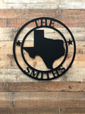 Texas State Circle Monogram #1