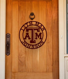 12th Man Monogram Metal Personalized Sign