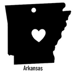 Arkansas State Ornament
