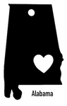 Alabama State Ornament