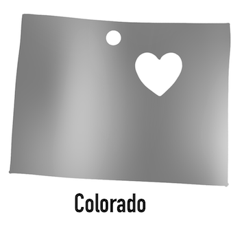 Colorado State Ornament