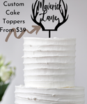 Deer Antler Cake Topper