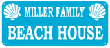 Family Beach House Sign