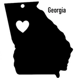 Georgia State Ornament
