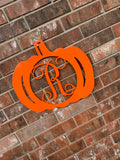 Halloween Pumpkin Monogram
