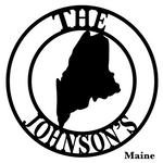 Maine State Monogram