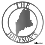 Maine State Monogram
