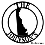 Delaware State Monogram