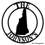 New Hampshire State Monogram