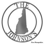 New Hampshire State Monogram