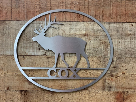 Circular Elk Monogram