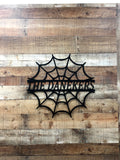 Halloween Spiderweb Monogram
