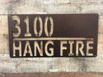 Rectangle Address Sign
