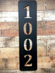 Vertical Address Sign