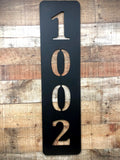 Vertical Address Sign