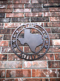 Texas State Circle Monogram #4