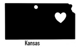Kansas State Ornament