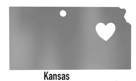 Kansas State Ornament
