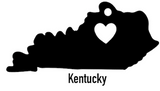 Kentucky State Ornament