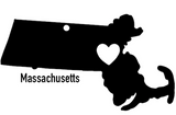 Massachusetts State Ornament