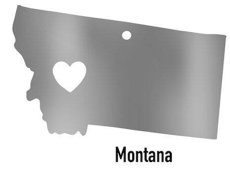 Montana State Ornament