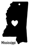 Mississippi State Ornament
