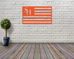 Sam Houston State Flag Metal Sign