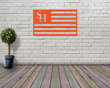 Sam Houston State Flag Metal Sign