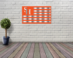 Sam Houston State Flag Metal Sign