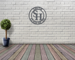 Sam Houston State Circle Monogram 2 Logo Sign