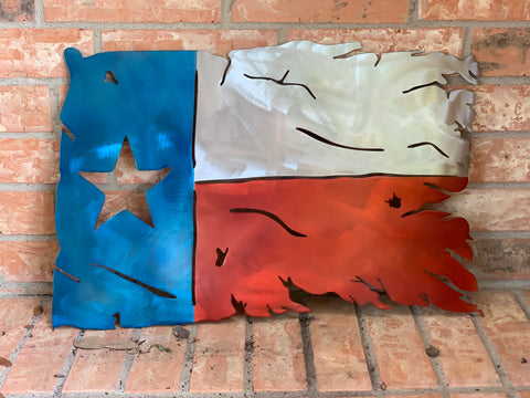 Tattered Texas Flag