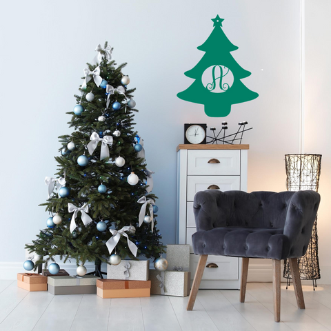 Christmas Tree Monogram