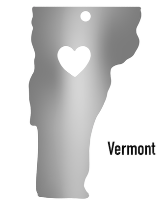 Vermont State Ornament
