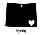Wyoming State Ornament