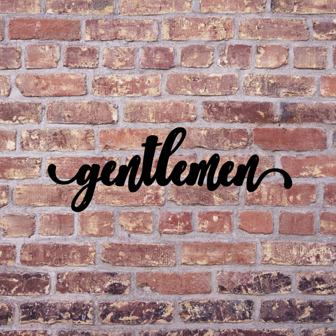 Gentlemen Sign