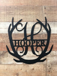 Fancy Antler Monogram