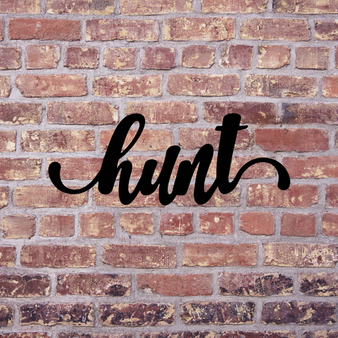 Hunt Sign