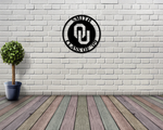 Oklahoma University Metal Personalized Sign