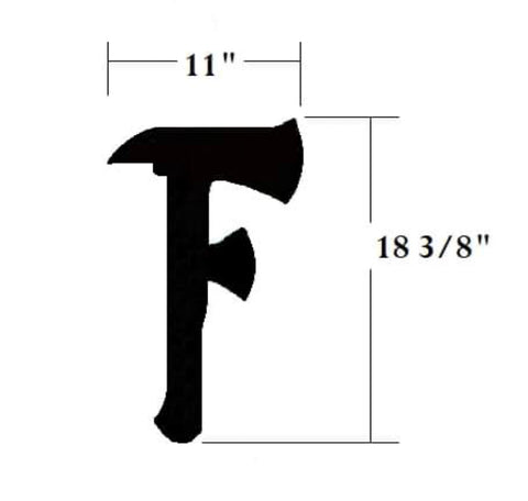 Custom Letter F for TexSal