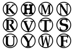 Modern Circle Monogram