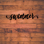 Swimmer Sign