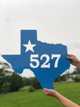 Custom Texas Address/ Name Sign